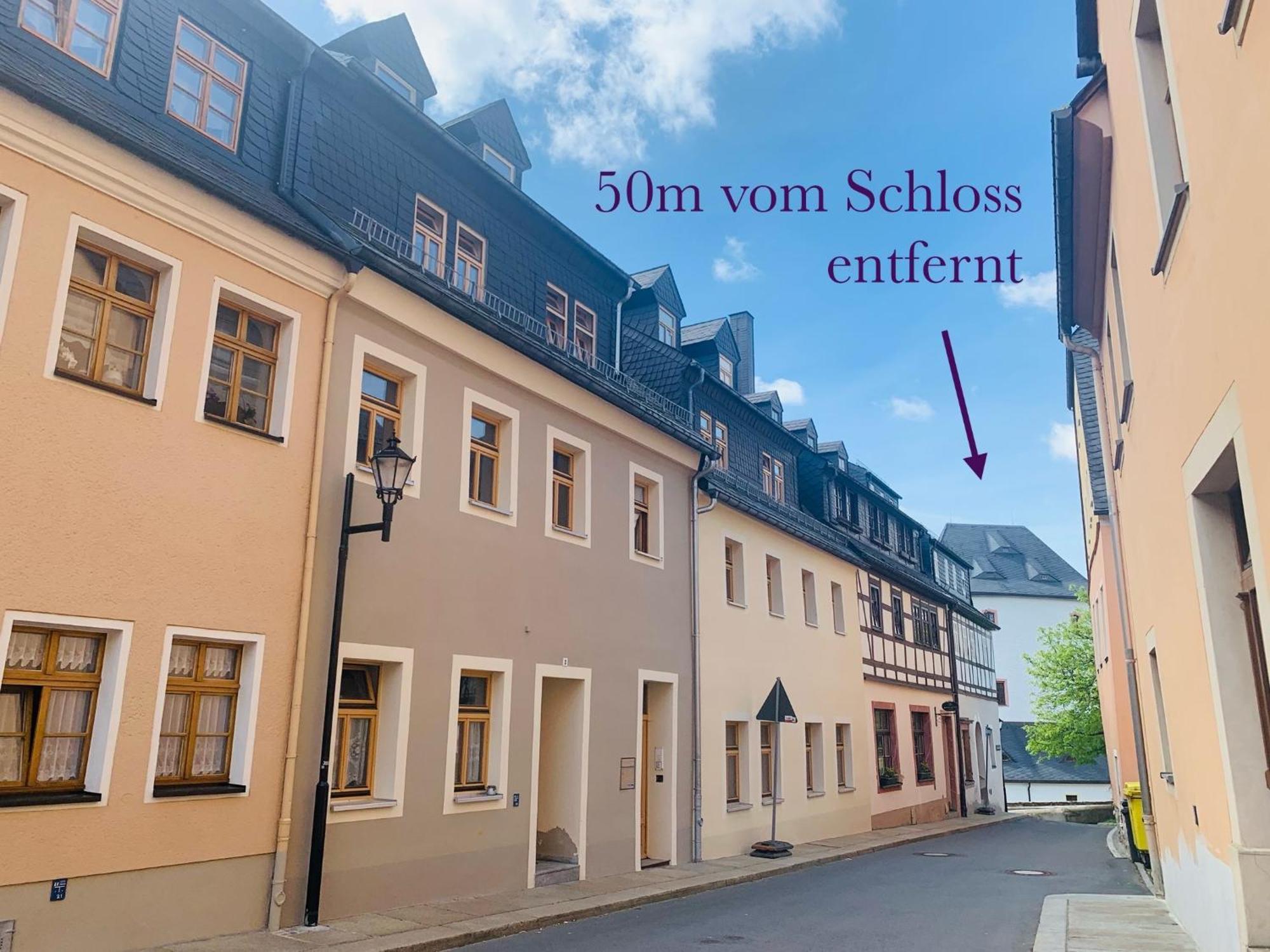 Am Schloss Wolkenstein, 75M2, 2Br, Babybett Esterno foto