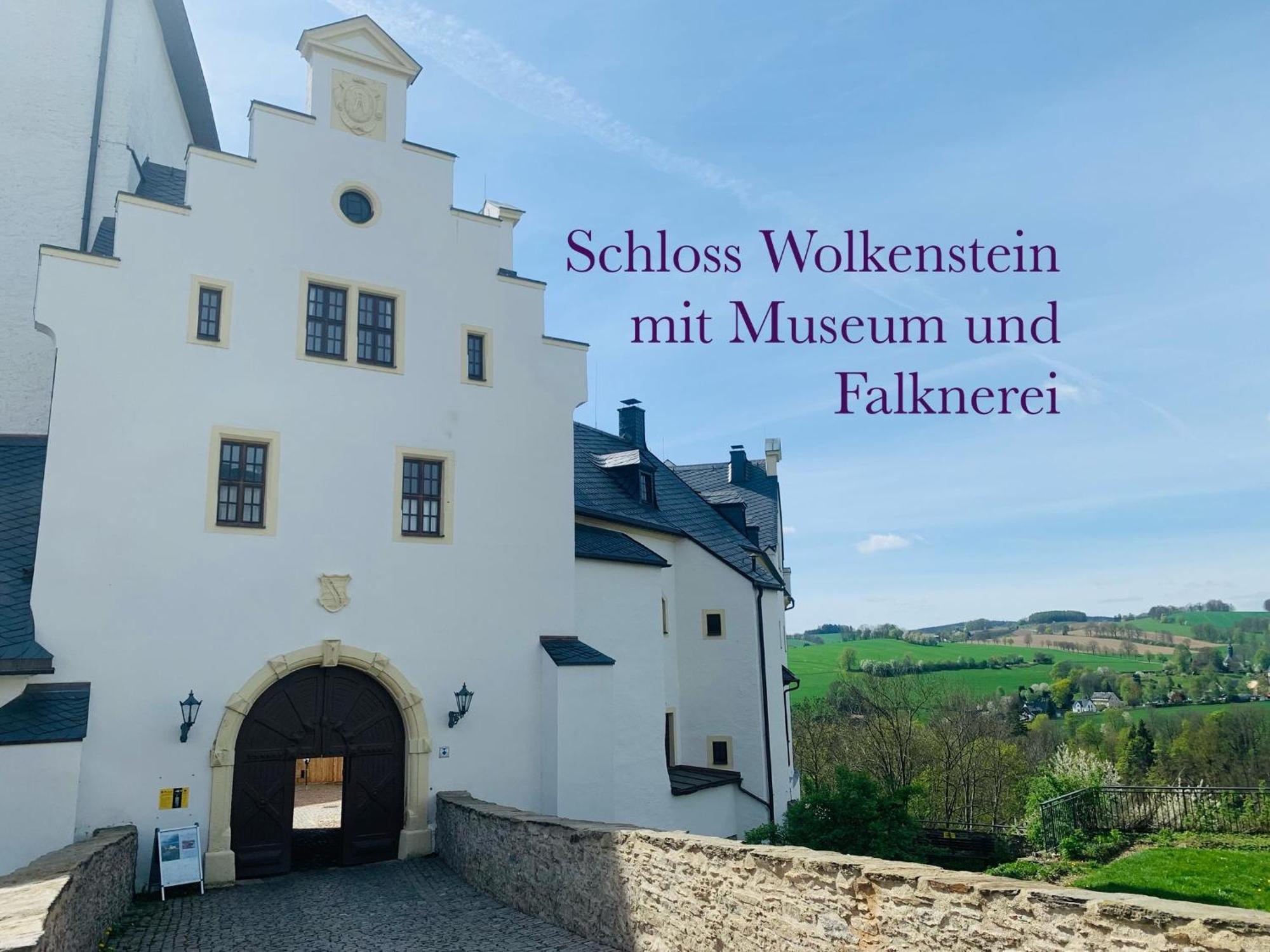 Am Schloss Wolkenstein, 75M2, 2Br, Babybett Esterno foto