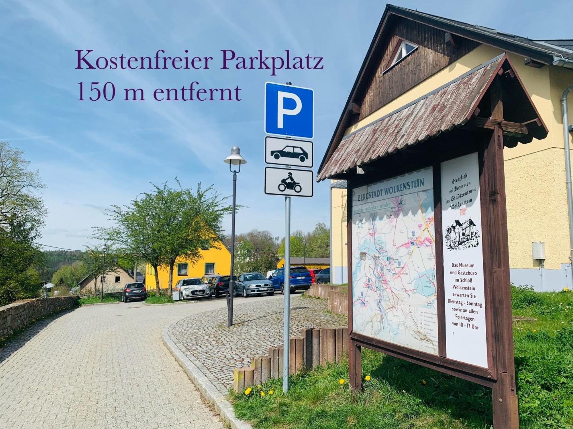 Am Schloss Wolkenstein, 75M2, 2Br, Babybett Esterno foto