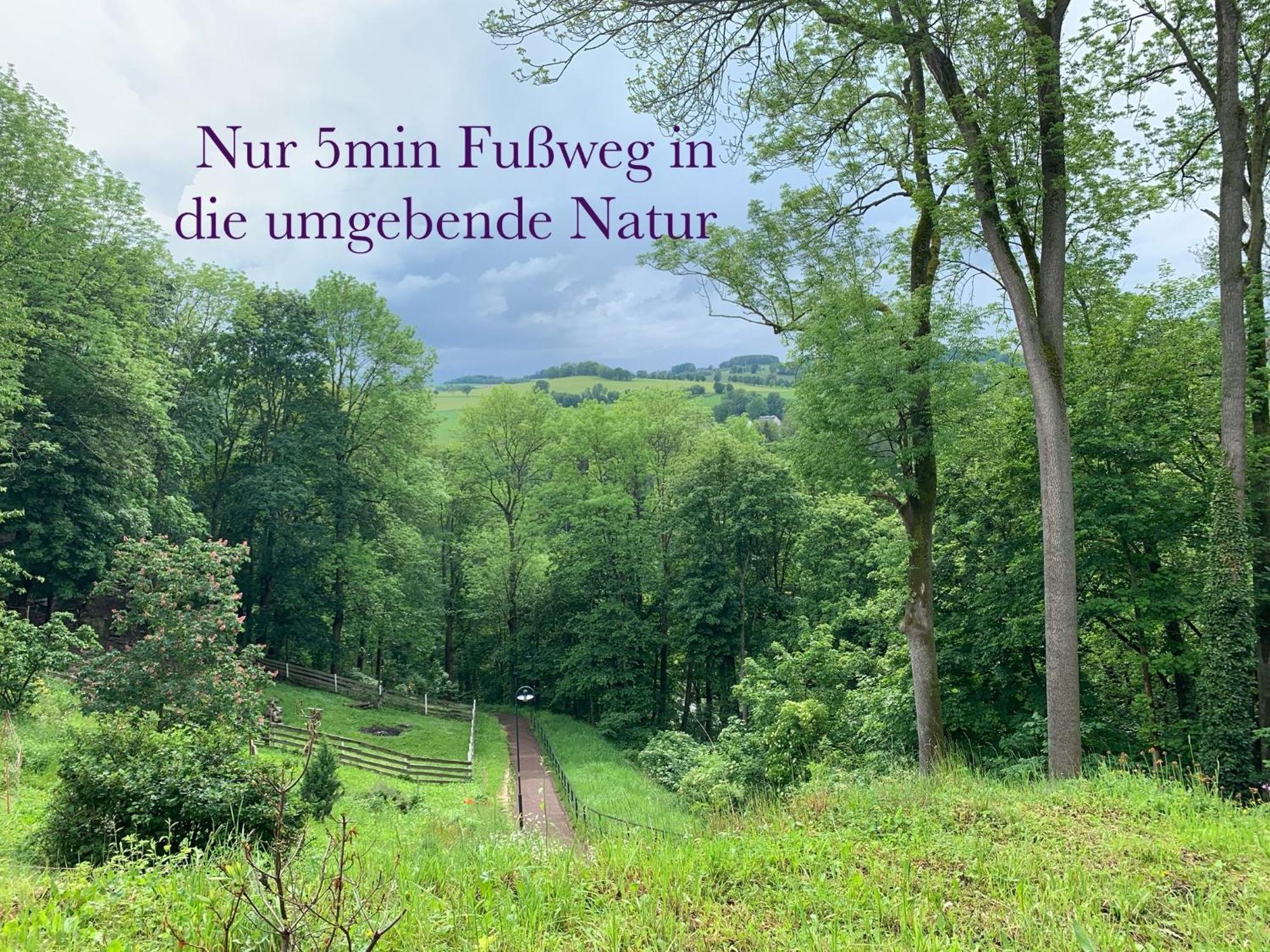 Am Schloss Wolkenstein, 75M2, 2Br, Babybett Esterno foto