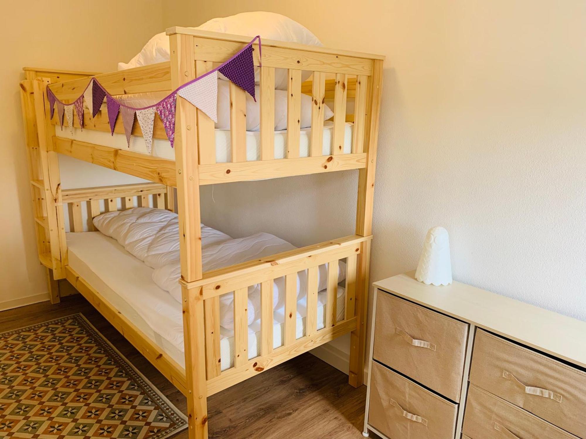 Am Schloss Wolkenstein, 75M2, 2Br, Babybett Esterno foto